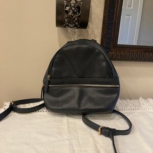 Small Black Backpack Purse